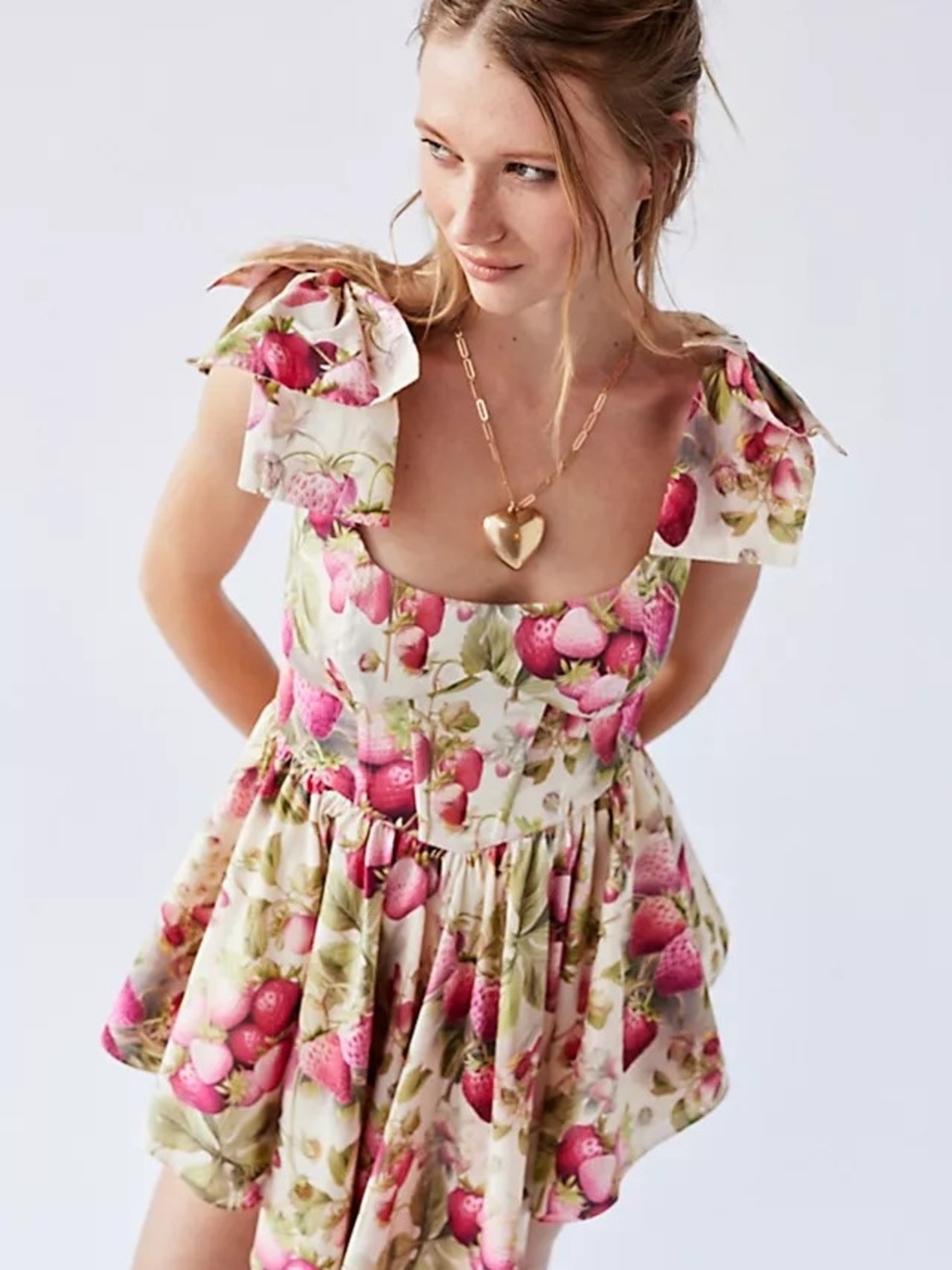 Selkie Strawberry Cream Farmers Market Dress